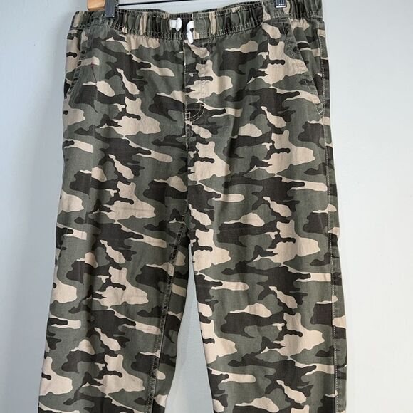 Boys camouflage pants with elastic drawstring waist size XL (14-16 Husky) - Picture 3 of 7